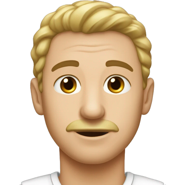 Супермен с надписью митч на груди и зимней шапкой emoji