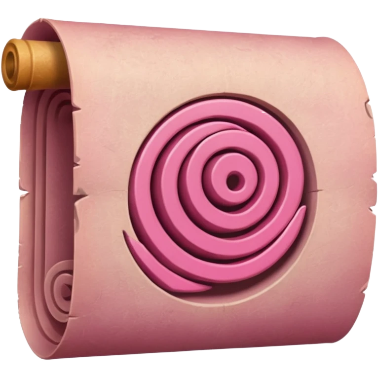 pink scroll emoji