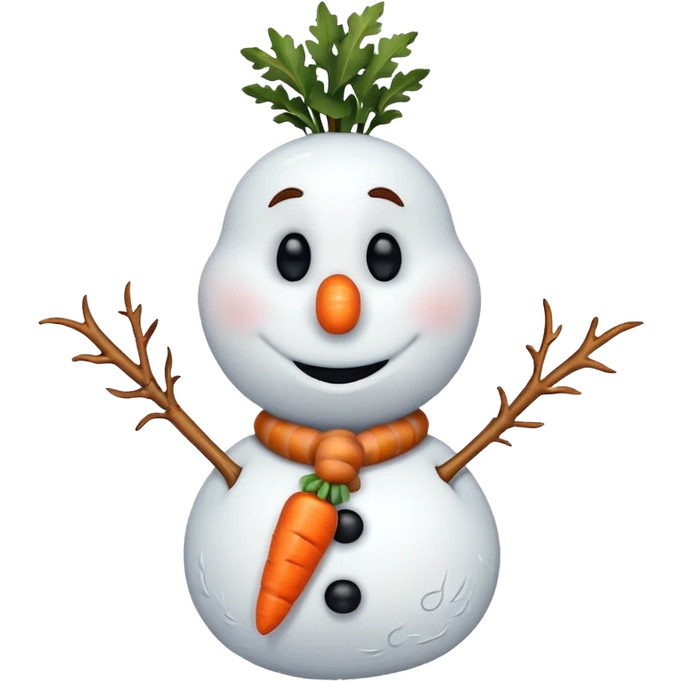 Olaf snowman emoji