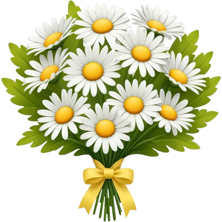bouquet of daisies emoji