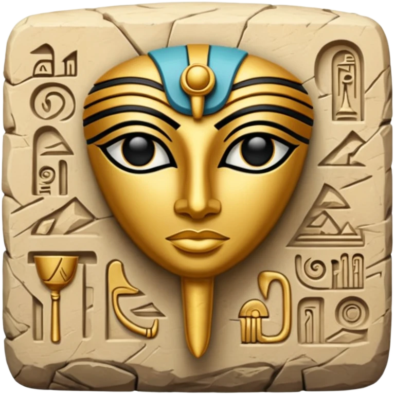 taştan yapılmıs Egyptian bardak çanak emoji