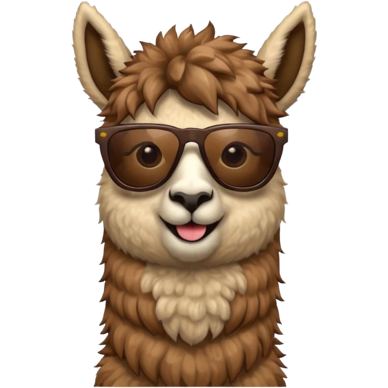 Llama with 🕶️ emoji
