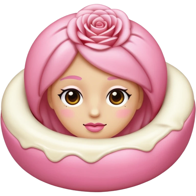doce rosa emoji
