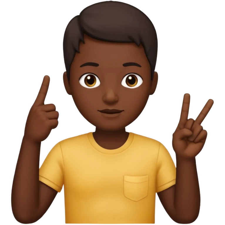 Make a dark emoji by using 👦🏿🫃🏿🖕🏿 emoji