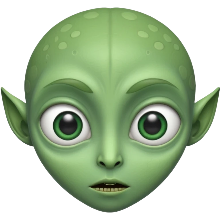High alien emoji