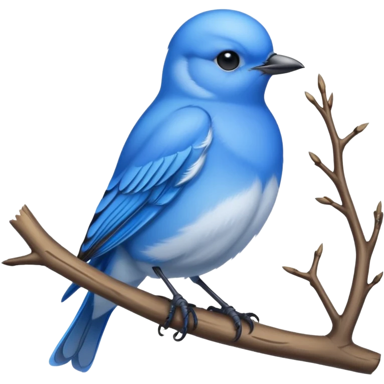 Mountain Bluebird emoji