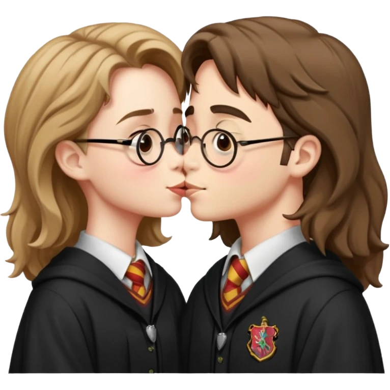 Harry Potter kissing hermione emoji