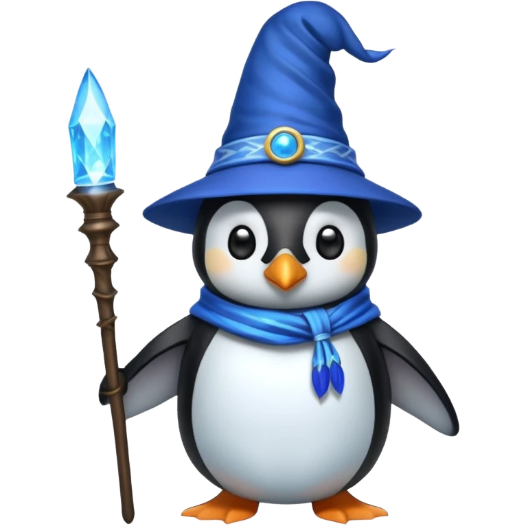 Penguin Wizard emoji