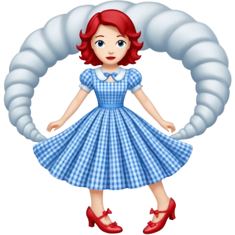 dorothy in tornado emoji