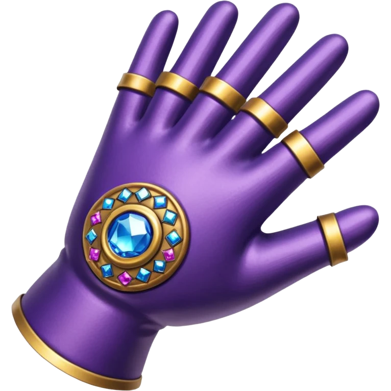 The glove of thanos emoji