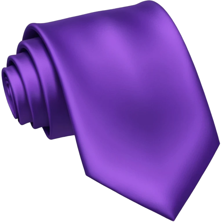 purple tie emoji
