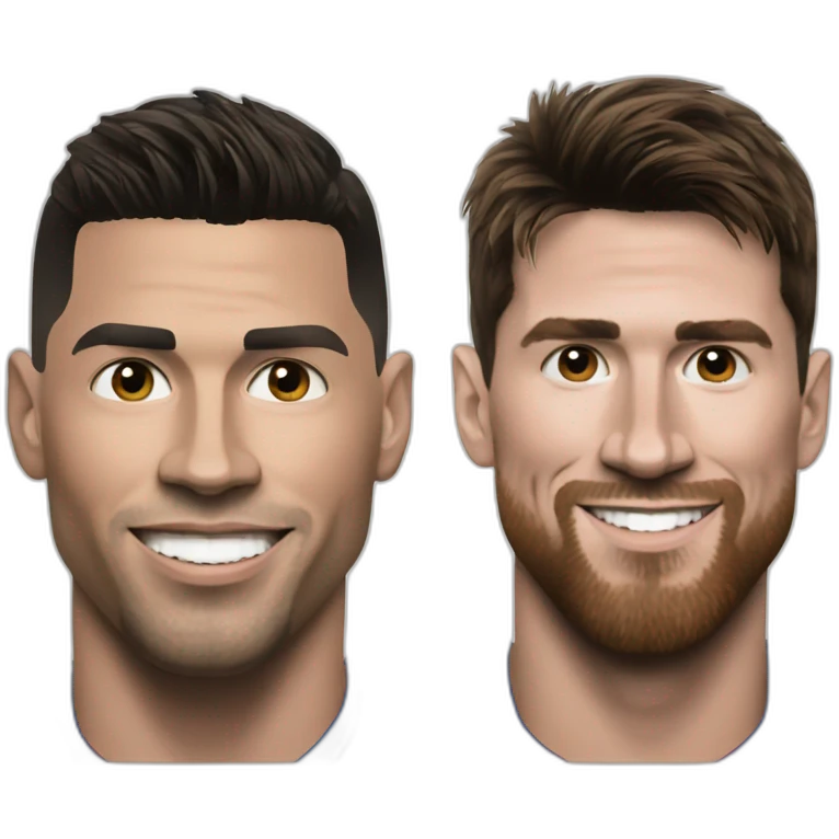 Ronaldo and messi emoji