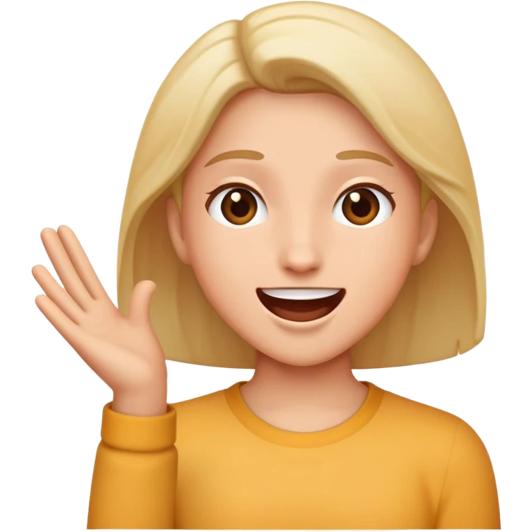 Fat excited emoji