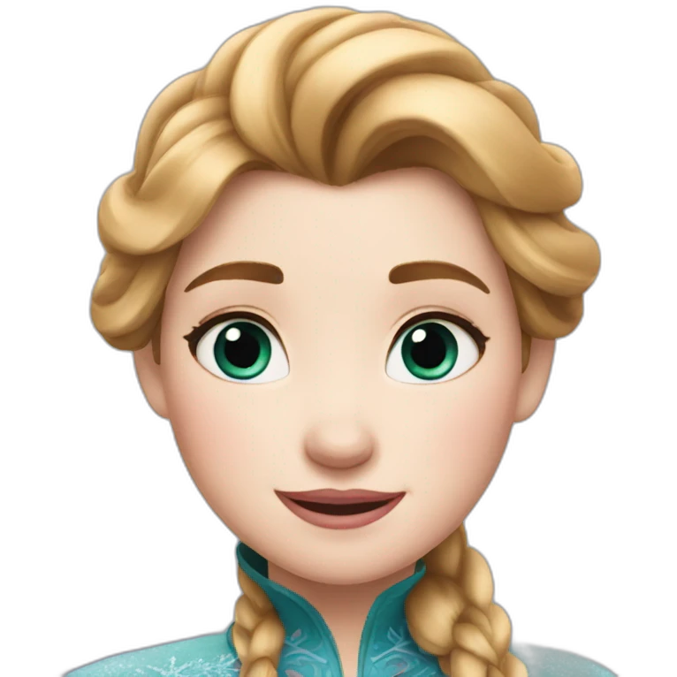 Anna from frozen emoji
