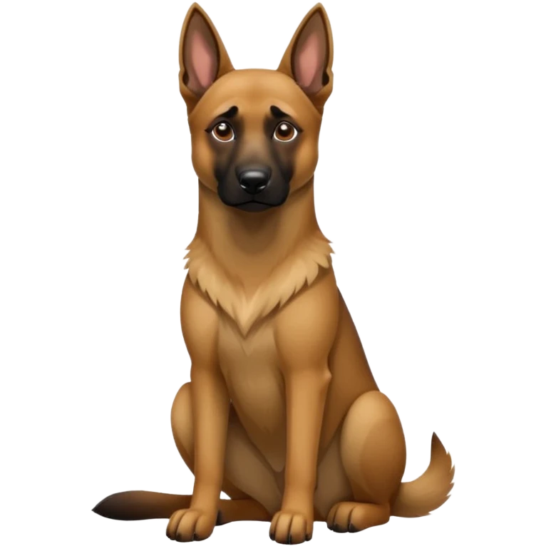 Belgian malinoise sit emoji