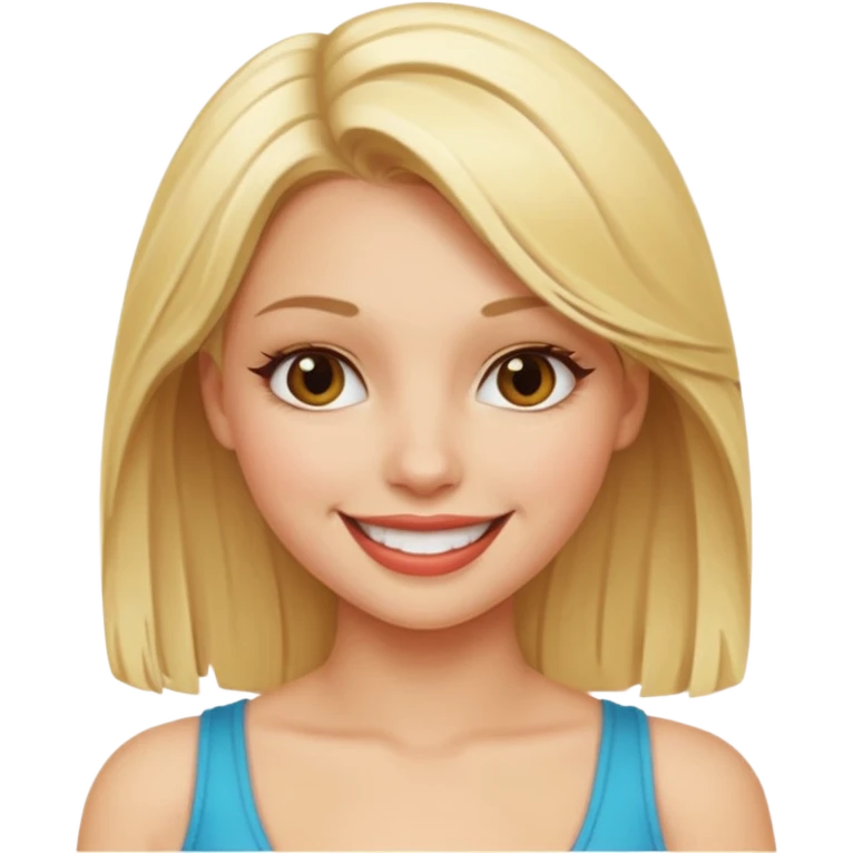 BLODE GIRL SEXY HOT emoji