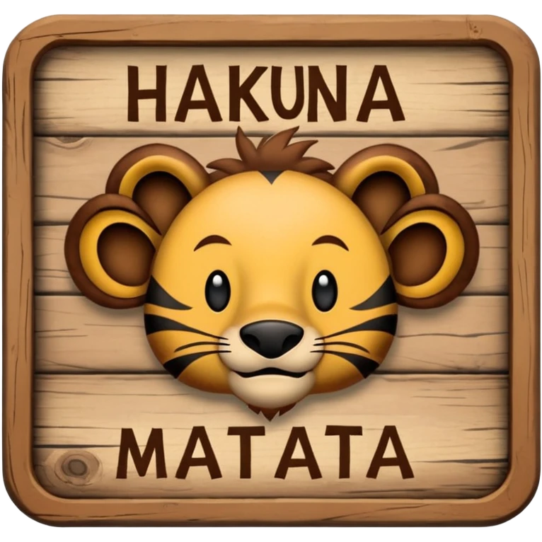 hakuna matata emoji