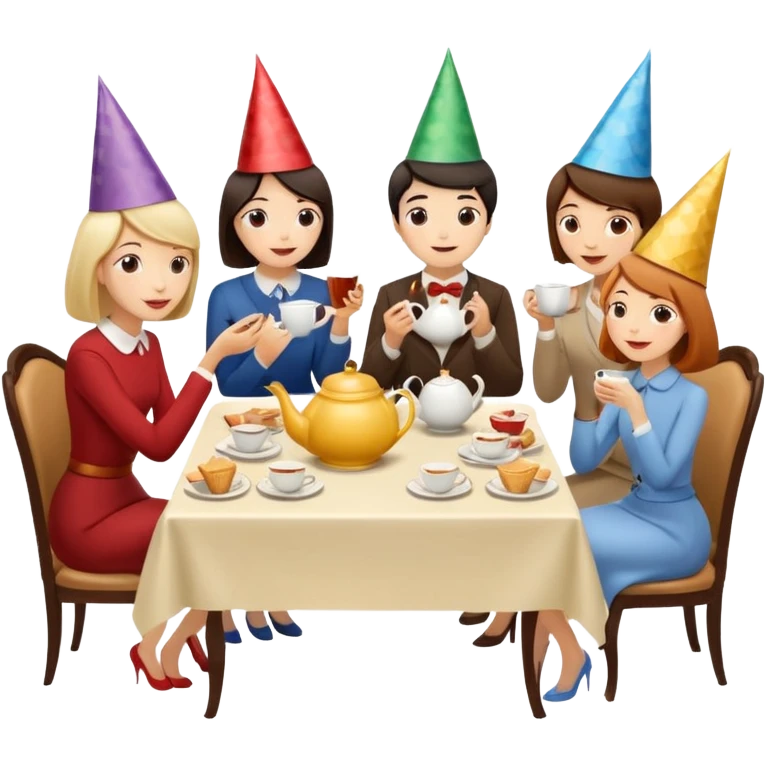 tea party emoji