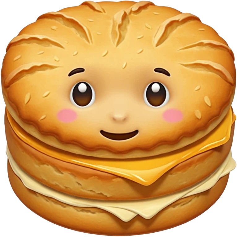 one biscuit emoji