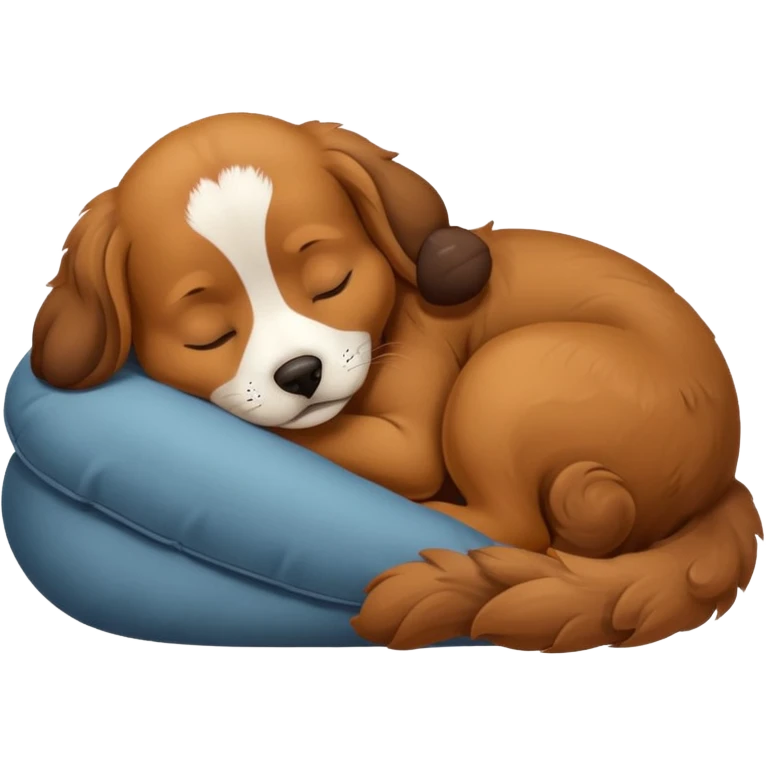 dog sleeping emoji