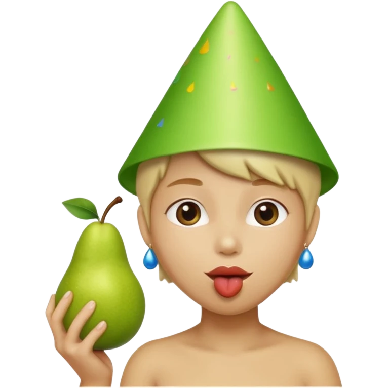 Birne die Party macht ok ohne Alkohol  emoji