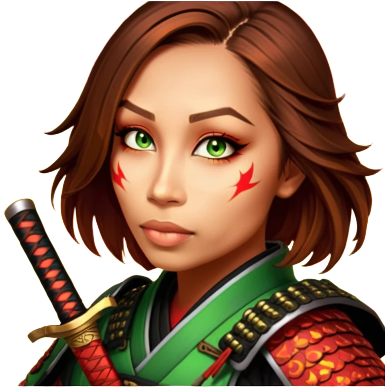 Fire-Wielding Samurai emoji