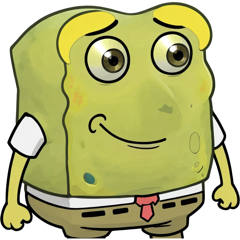 SpongeBob stickers emoji