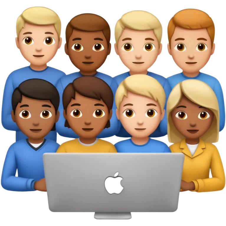 developers team collaborating on code emoji
