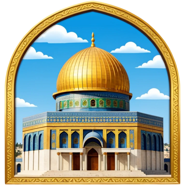 Dome of the rock, Palestine emoji