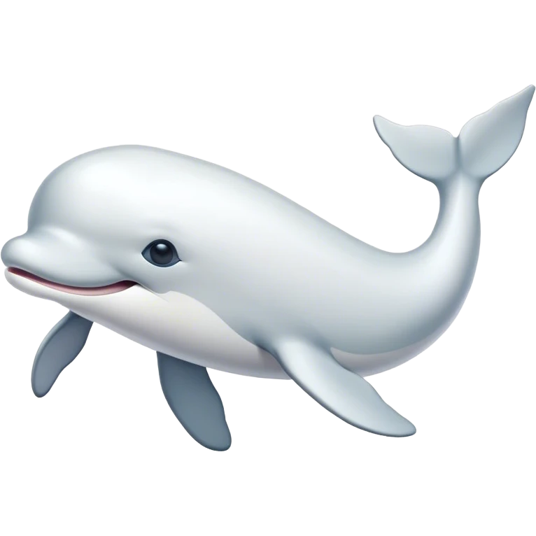 Beluga whale emoji