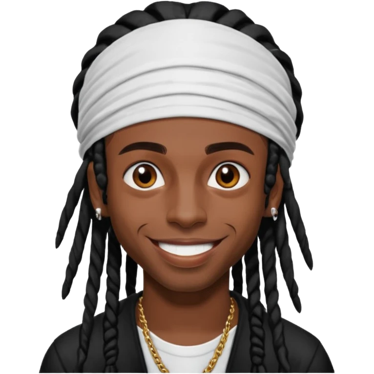 playboi carti vamp with durag and  dreads emoji
