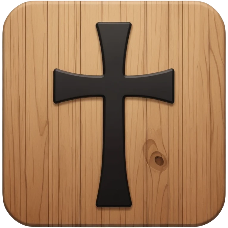 Black cross emoji