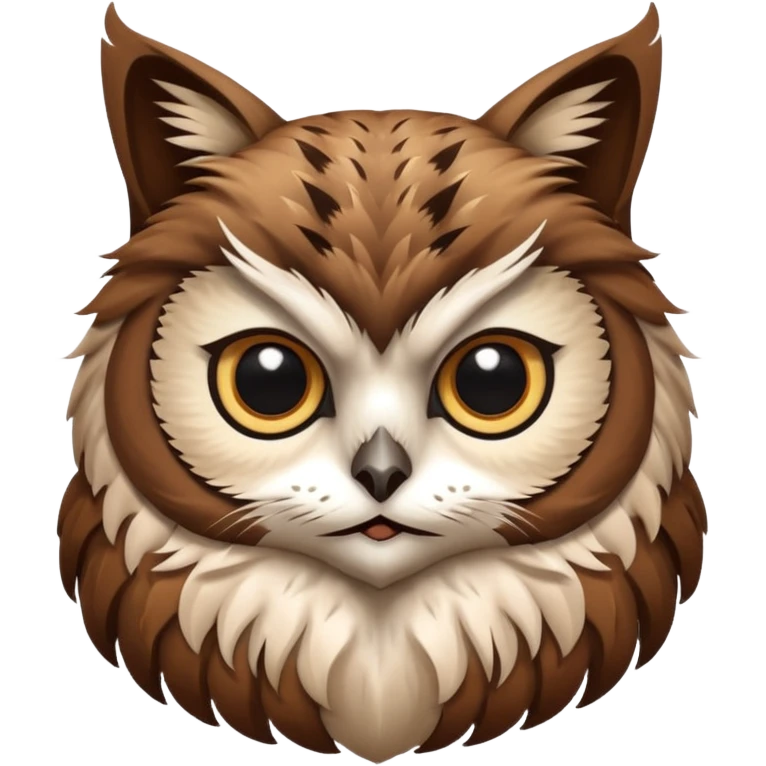 Owl cat emoji