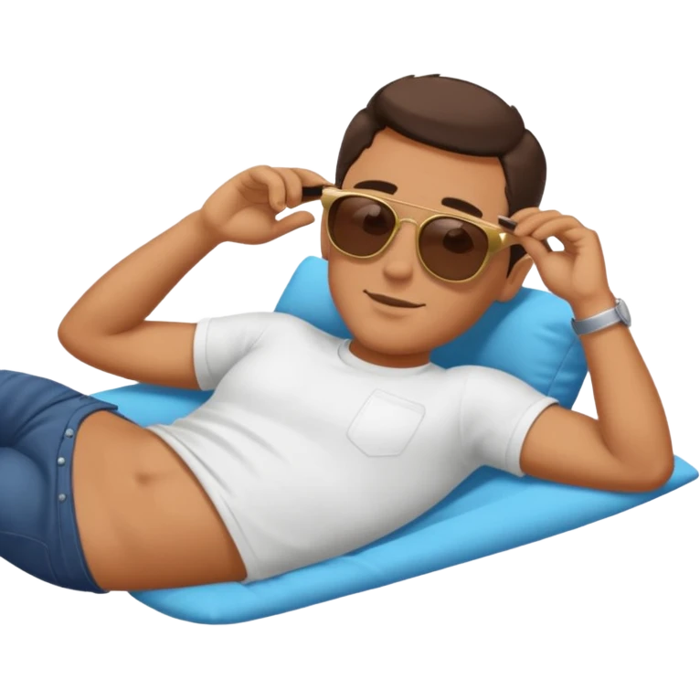 man laying down emoji