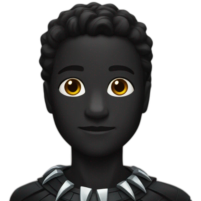 black panther emoji