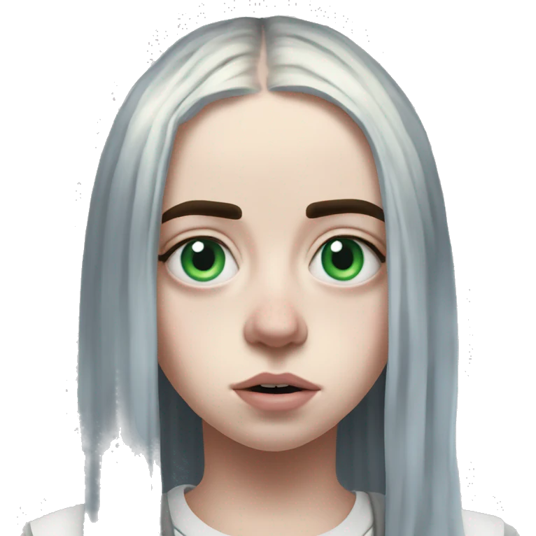 Billie Eilish blosh ￼ emoji