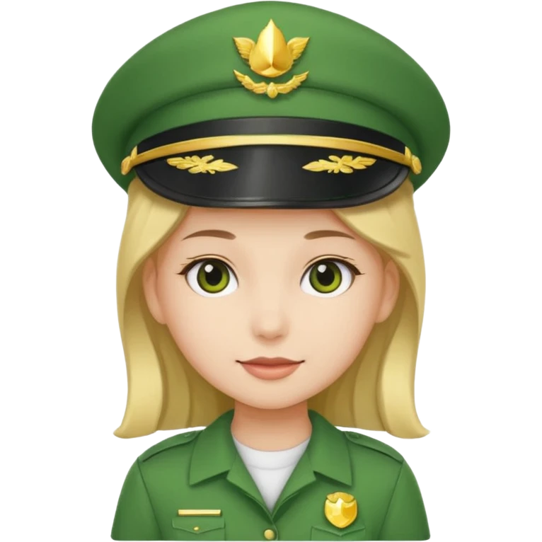 Green uniform only tshirt girl no hat emoji