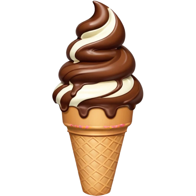 sorvete chocolate emoji