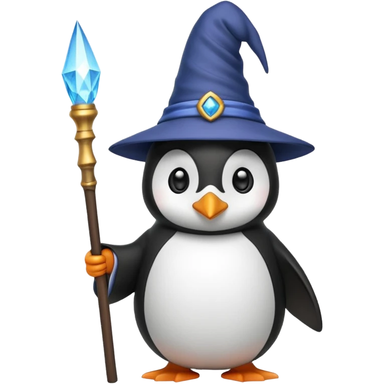 Wizard penguin  emoji