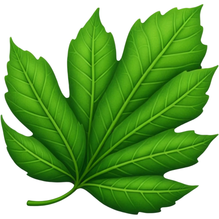stick with leaf emoji