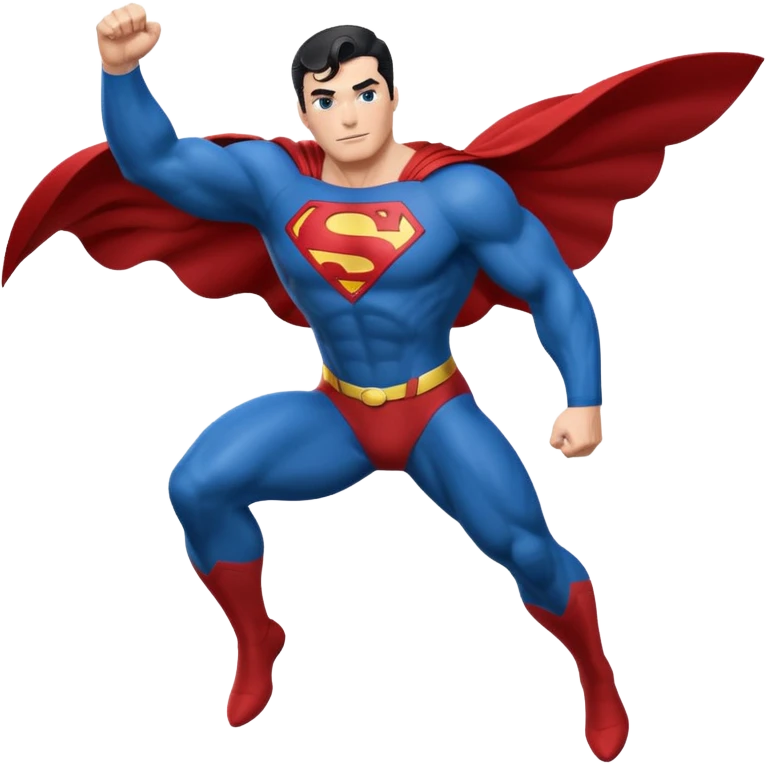 Superman fly emoji