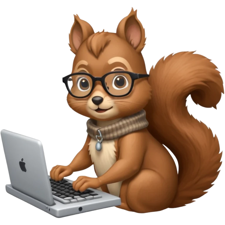 squirrel-programmer emoji