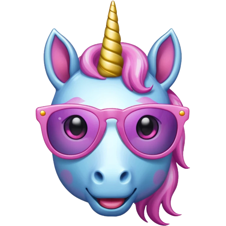 sunglasses unicorn emoji