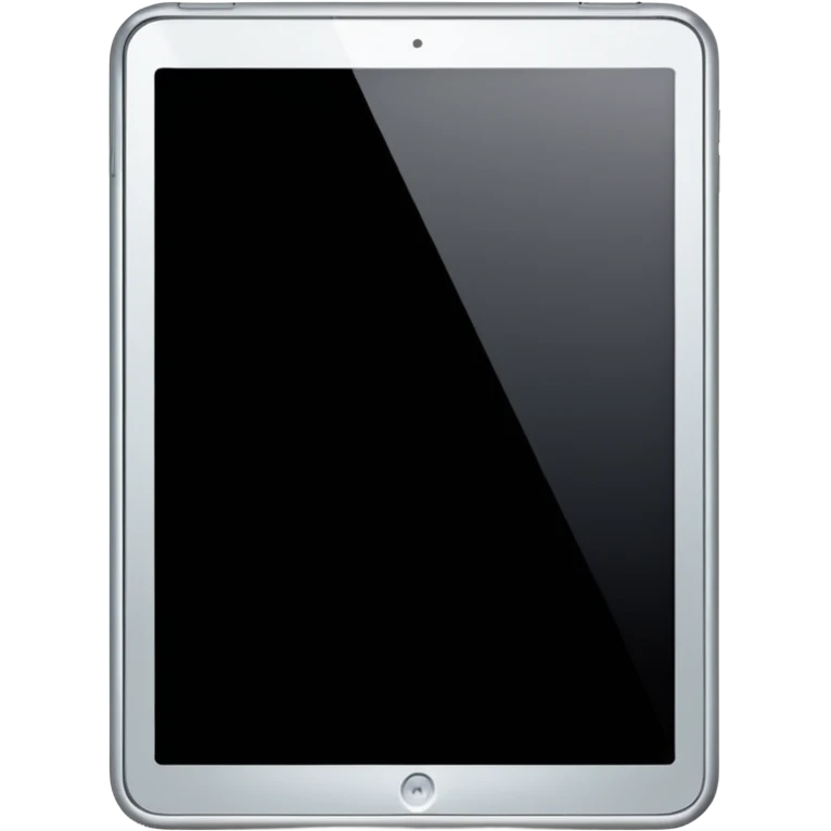 ipad with black screen emoji
