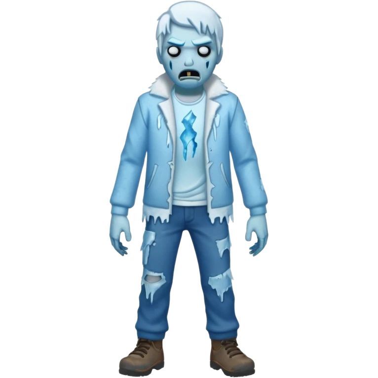ice zombie full body emoji