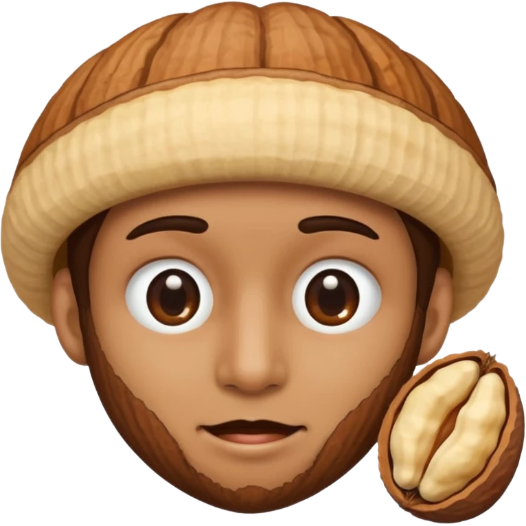 Nut on face emoji