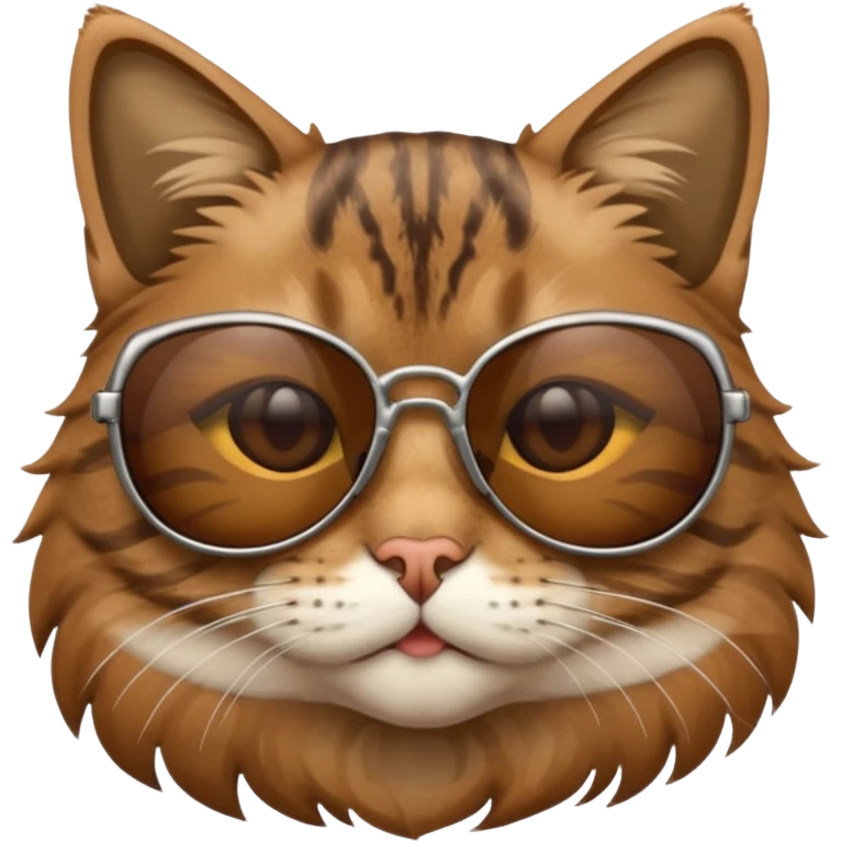 Cat wearing sunglasses emoji