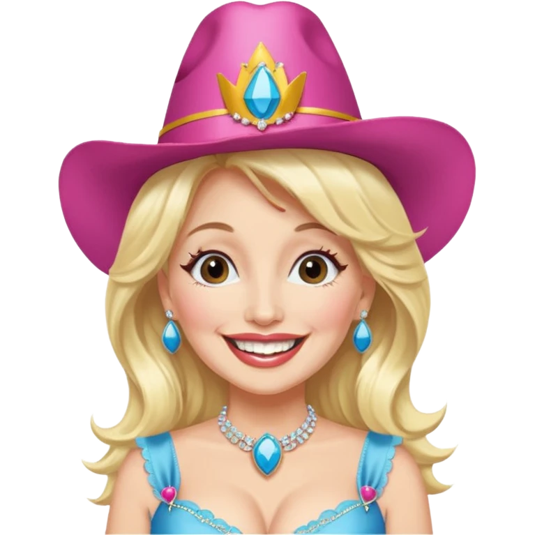 Dolly Parton on a bachelorette trip emoji