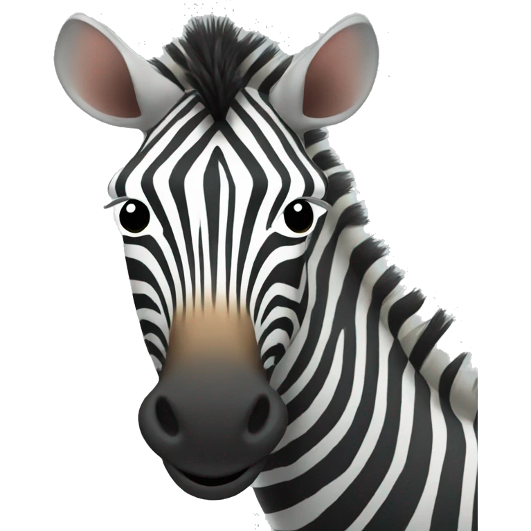 zebra face emoji