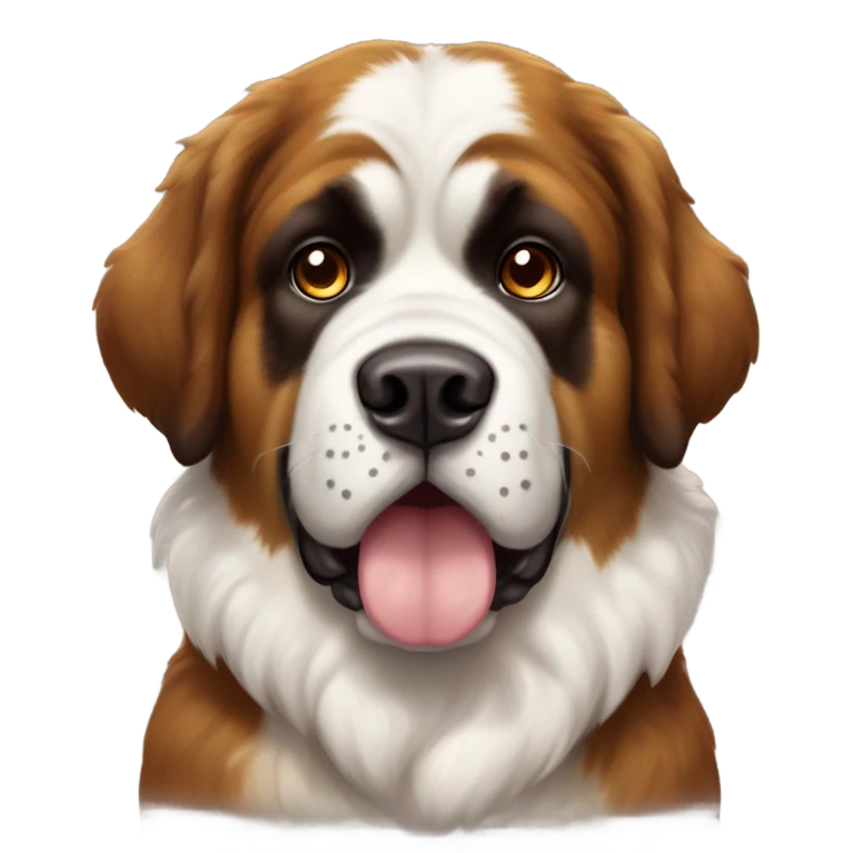 Saint Bernard dog emoji